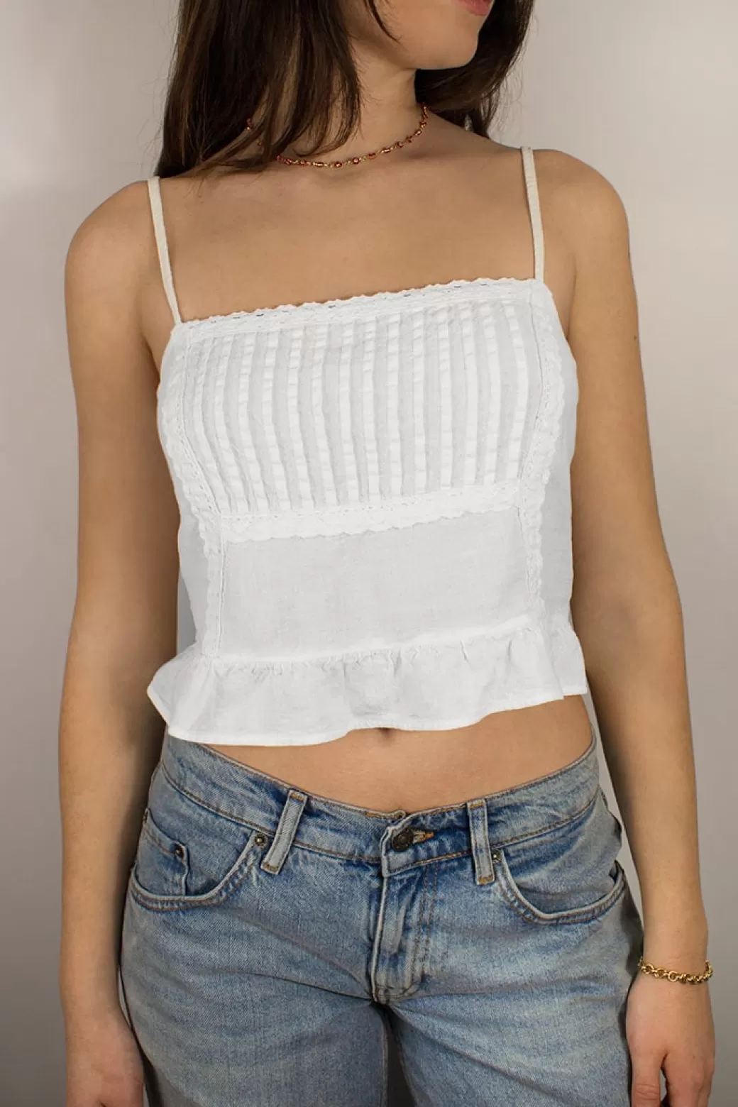 Subdued Crop top con volante< Top