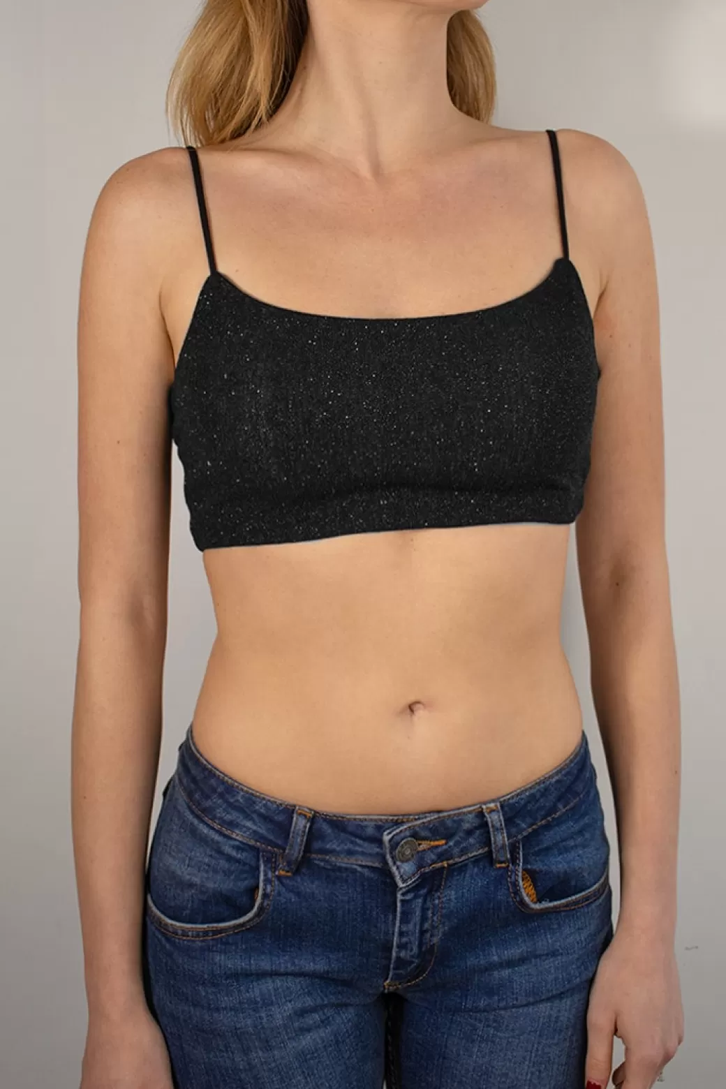 Subdued Top con tirantes de lúrex< Top