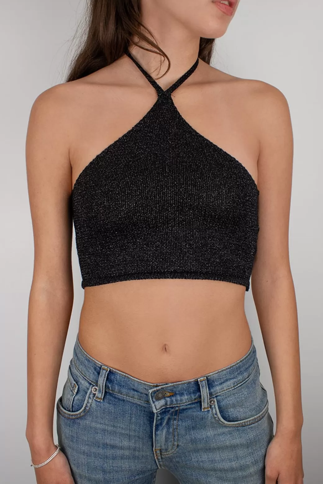 Subdued Top escote cruzado< Top