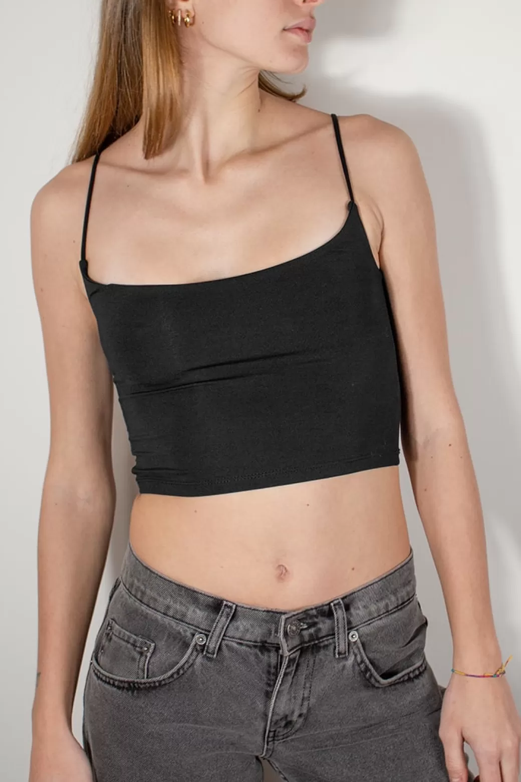 Subdued Top tirantes elásticos< Top